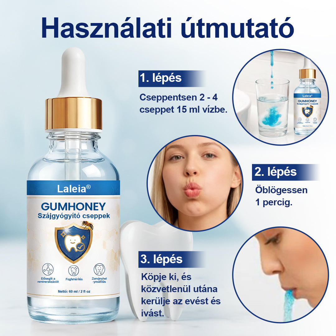 🌿Laleia® GumHony szájüregi helyreállító cseppek