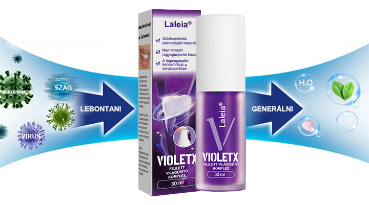 🦷🦷Laleia® VioletX Fejlett Fehérítő Komplex