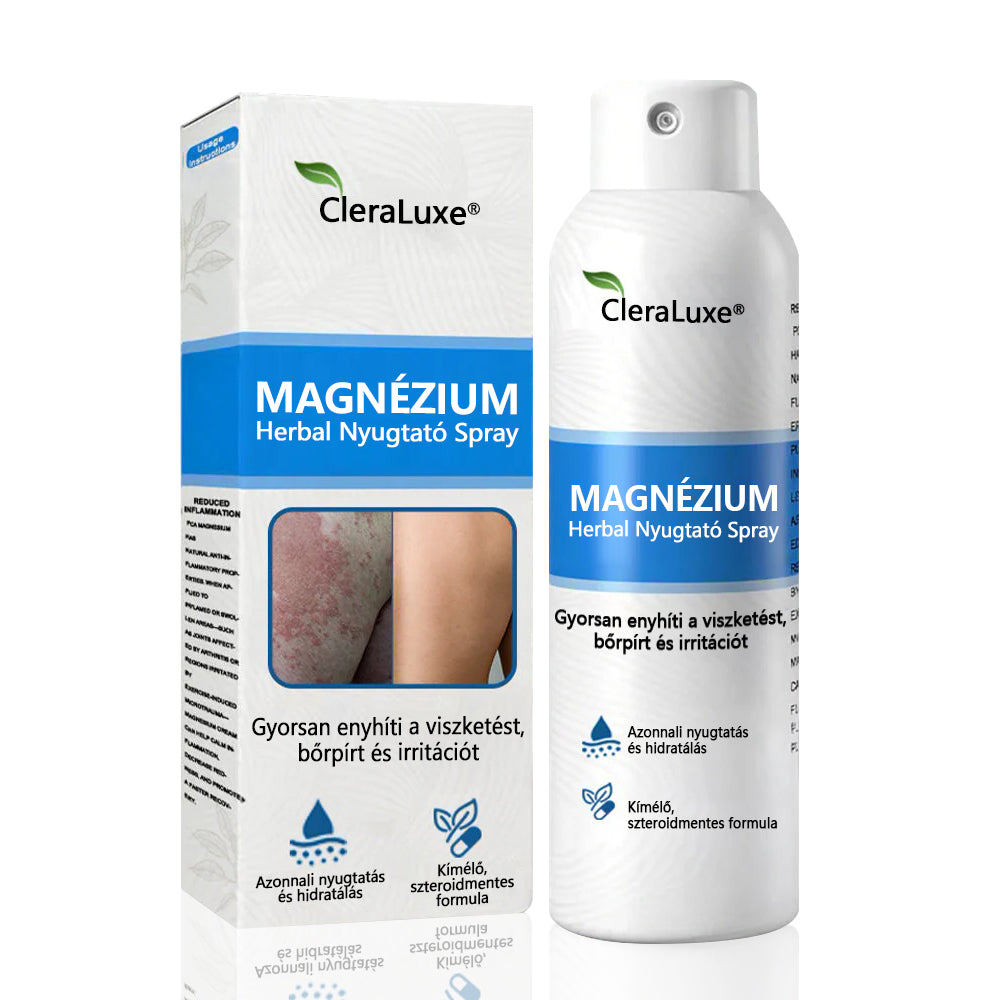 👩🏻‍⚕️CleraNature® Magnéziumos Spray – Gyors Enyhülés Viszkető, Vörös és Érzékeny Bőrre (Még Intim Területeken is)✨✨