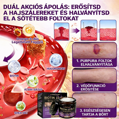 DOCTIA® Biotin 10-in-1 bőrregeneráló krém🌱