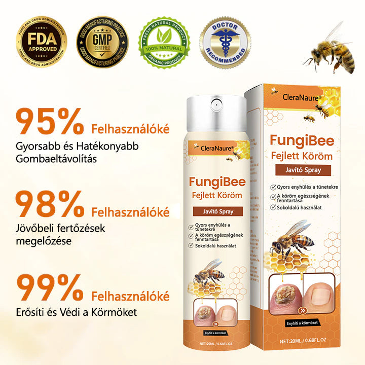 ✨CleraNaure® FungiBee Fejlett Körömjavító Spray