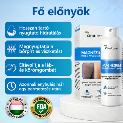 👩🏻‍⚕️CleraNature® Magnéziumos Spray – Gyors Enyhülés Viszkető, Vörös és Érzékeny Bőrre (Még Intim Területeken is)✨✨