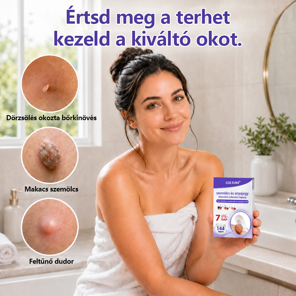 👩🏻‍⚕️👩🏻‍⚕️COLTURE® szemölcs- és anyajegytávolító mikrotűs tapasz🏅✨